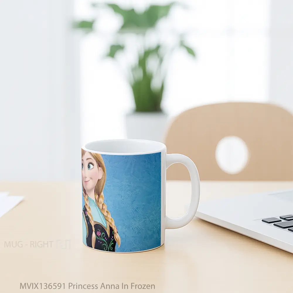 Mug Princess Anna In Frozen Gelas Keramik Unik - All-side / Desain