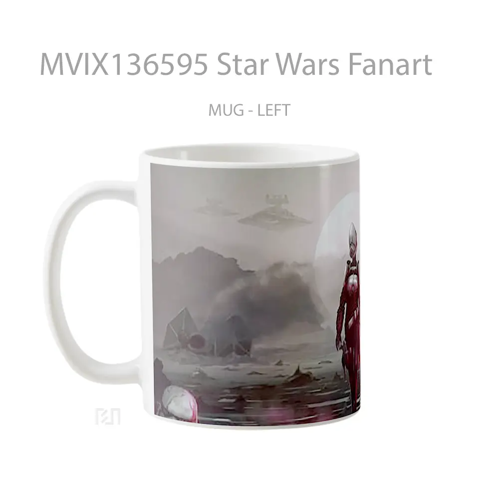 Mug Star Wars Fanart Gelas Star Wars - All-side / Desain