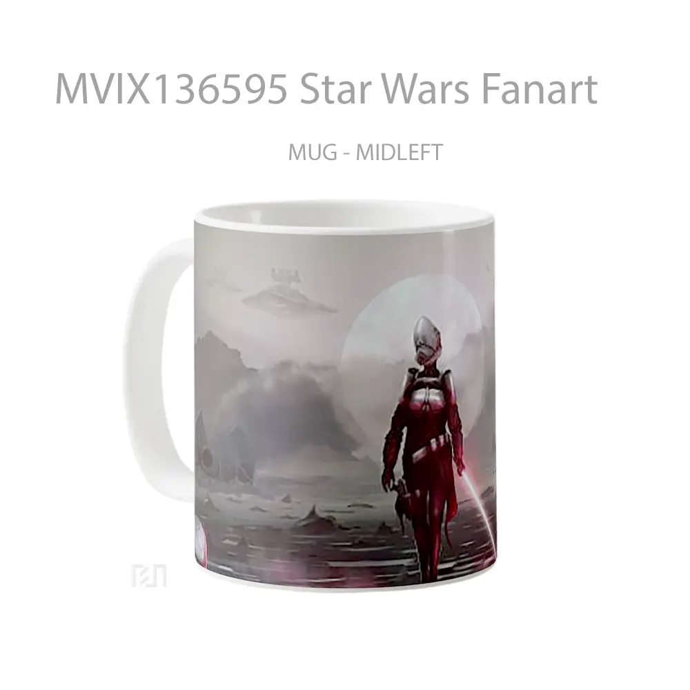 Mug Star Wars Fanart Gelas Star Wars - All-side / Desain