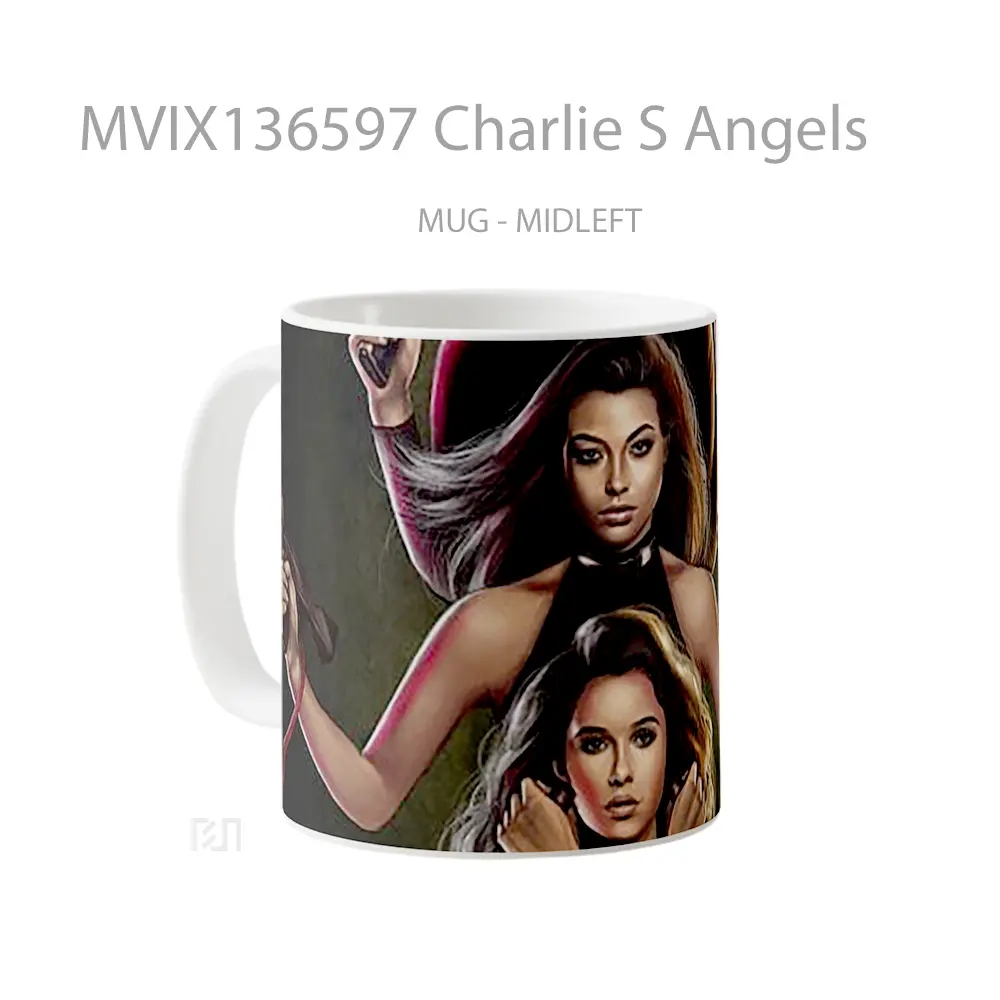 Mug Charlie S Angels Gelas Fantasi - All-side / Desain