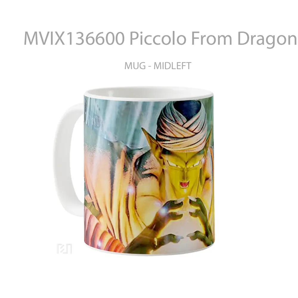 Mug Piccolo From Dragon Ball Cangkir Anime - All-side / Desain
