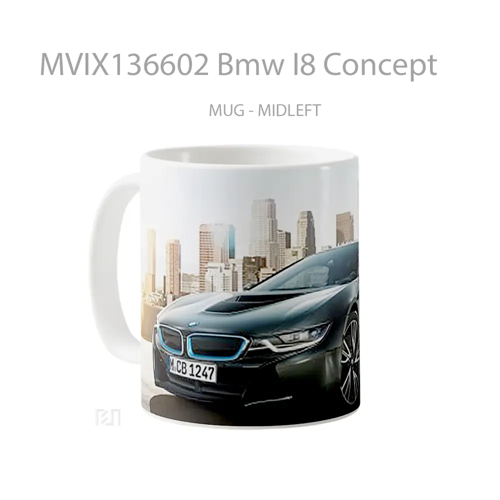 Mug Bmw I8 Concept Cangkir Mobil - All-side / Desain