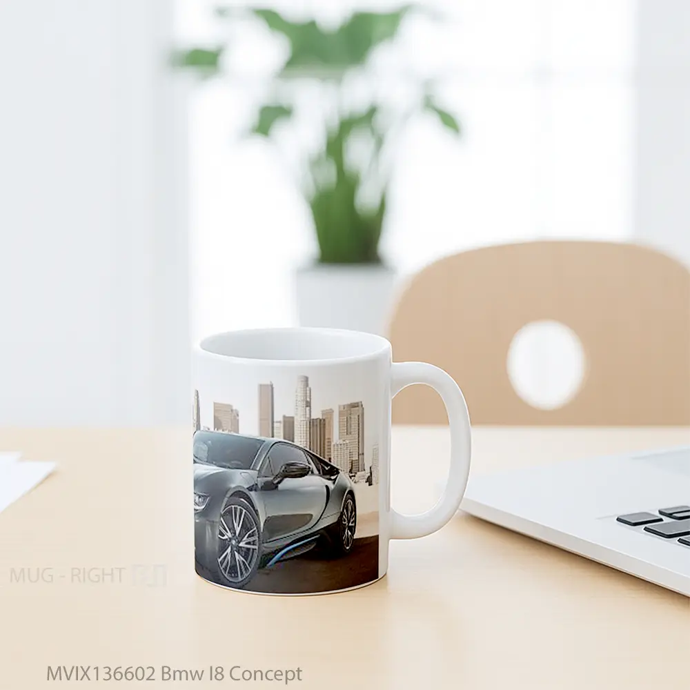 Mug Bmw I8 Concept Cangkir Mobil - All-side / Desain