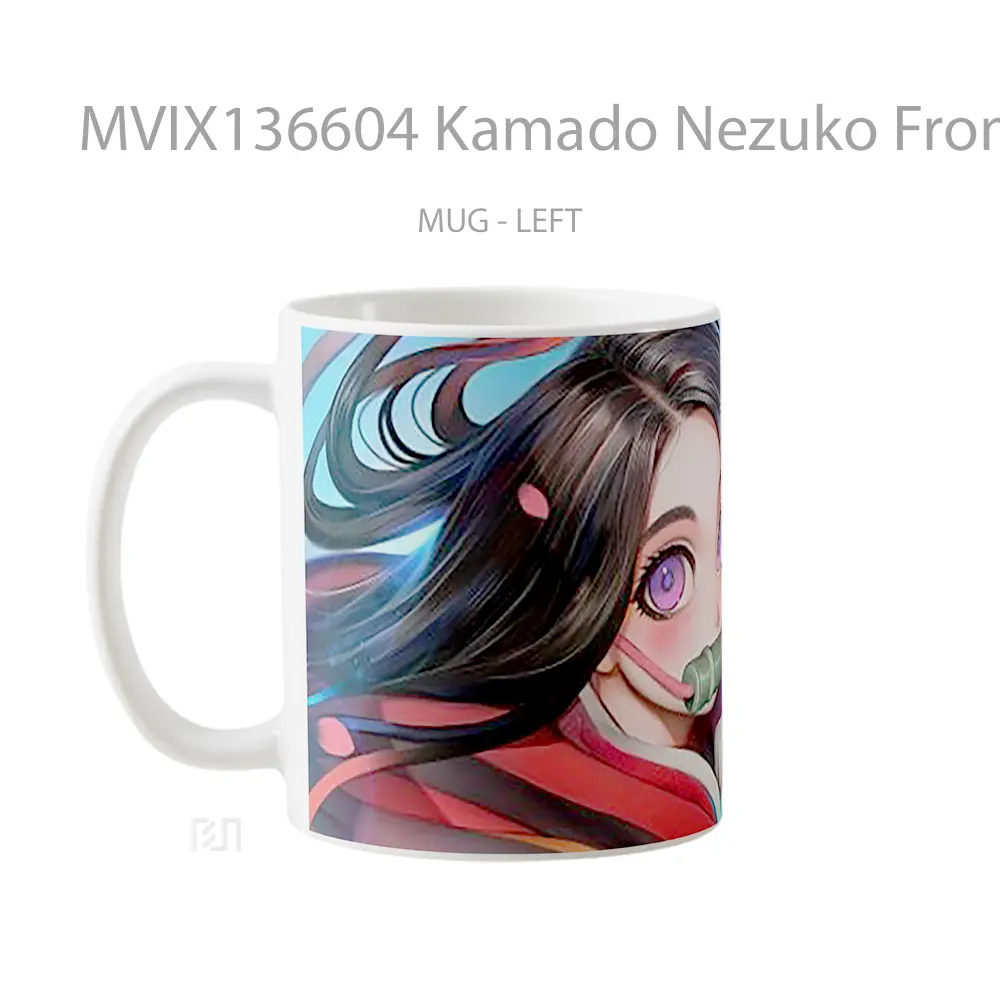 Mug Kamado Nezuko From Demon Slayer Cangkir Anime - All-side / Desain