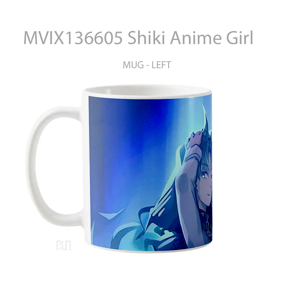 Mug Shiki Anime Girl Cangkir Anime - All-side / Desain