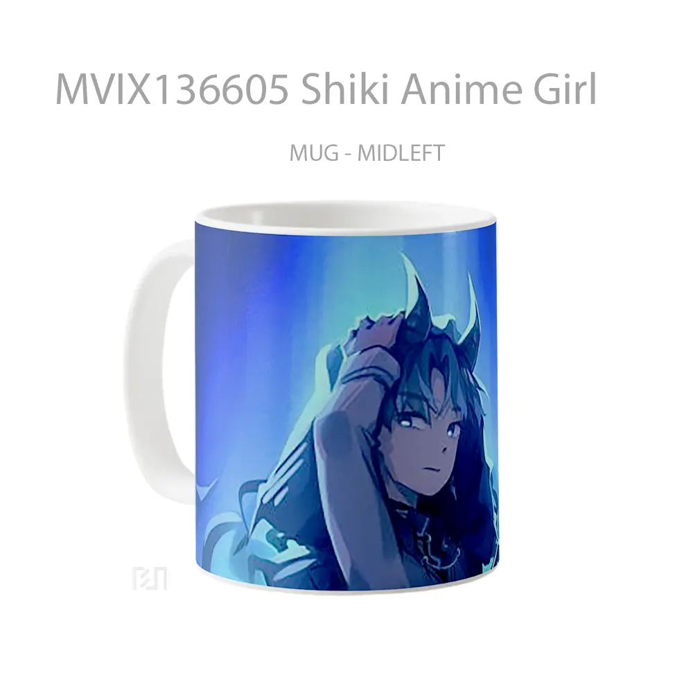 Mug Shiki Anime Girl Cangkir Anime - All-side / Desain