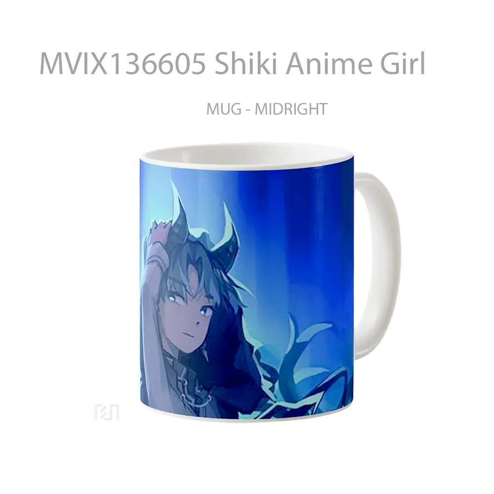 Mug Shiki Anime Girl Cangkir Anime - All-side / Desain