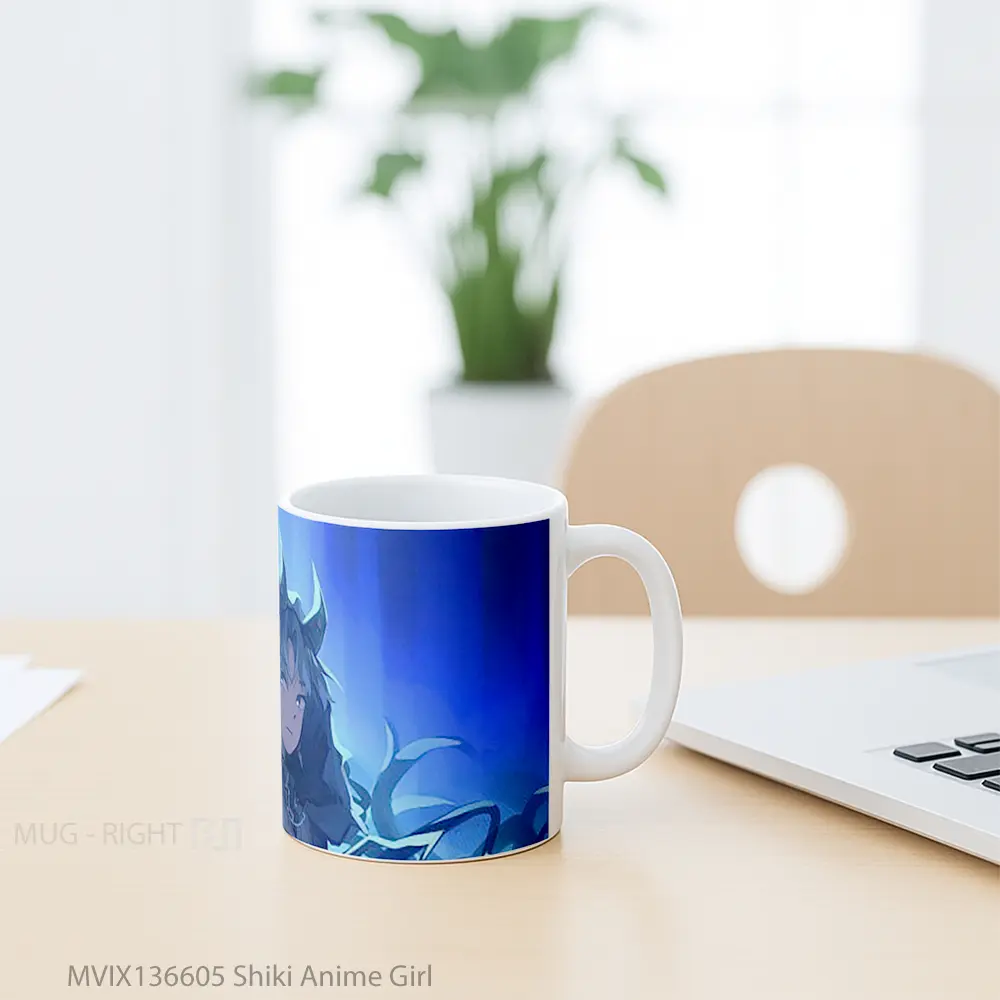 Mug Shiki Anime Girl Cangkir Anime - All-side / Desain