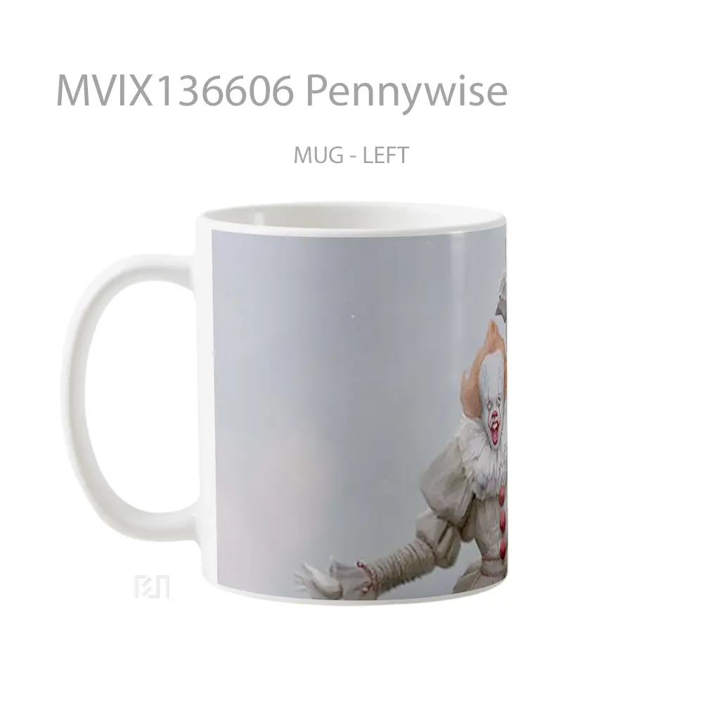 Mug Pennywise Gelas Keramik Unik - All-side / Desain