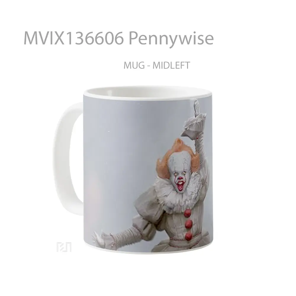 Mug Pennywise Gelas Keramik Unik - All-side / Desain