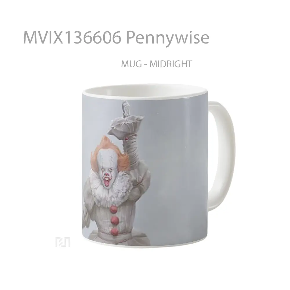 Mug Pennywise Gelas Keramik Unik - All-side / Desain