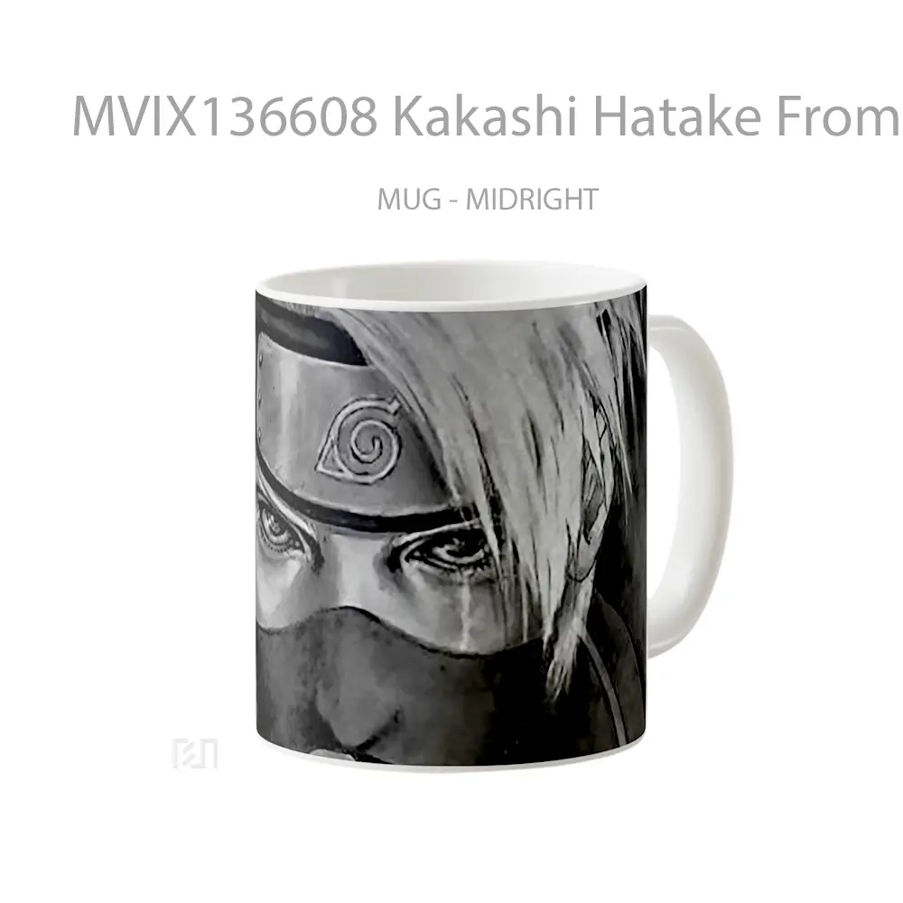 Mug Kakashi Hatake From Naruto Cangkir Anime - All-side / Desain
