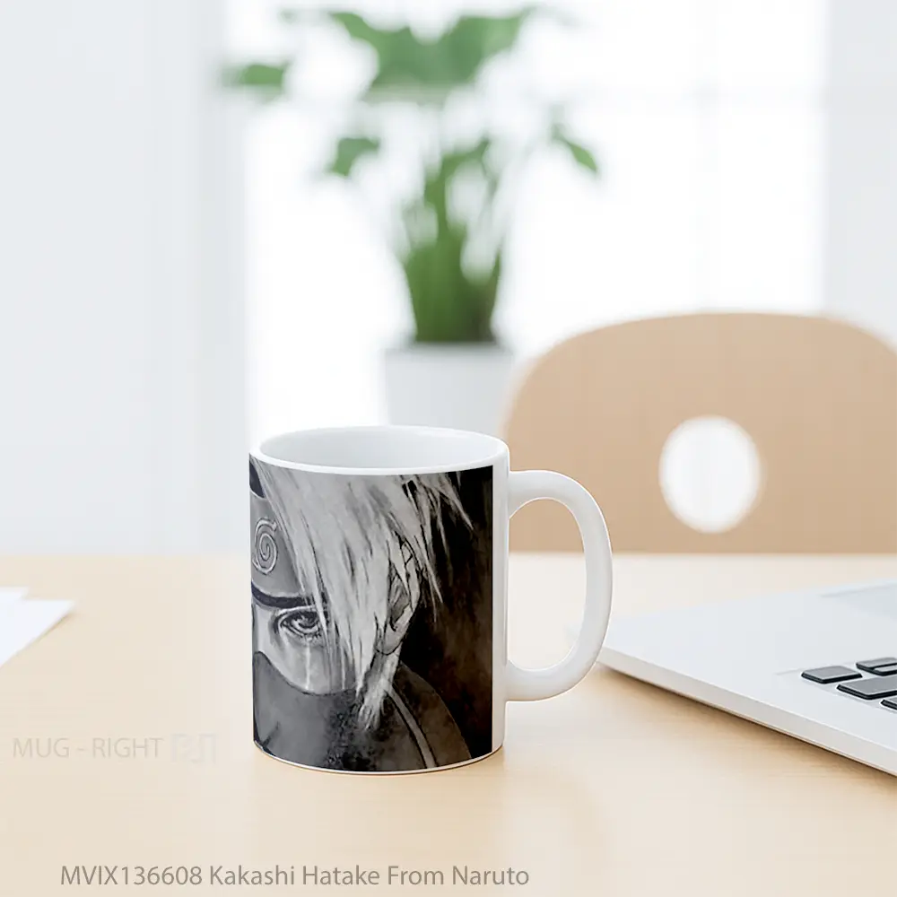 Mug Kakashi Hatake From Naruto Cangkir Anime - All-side / Desain