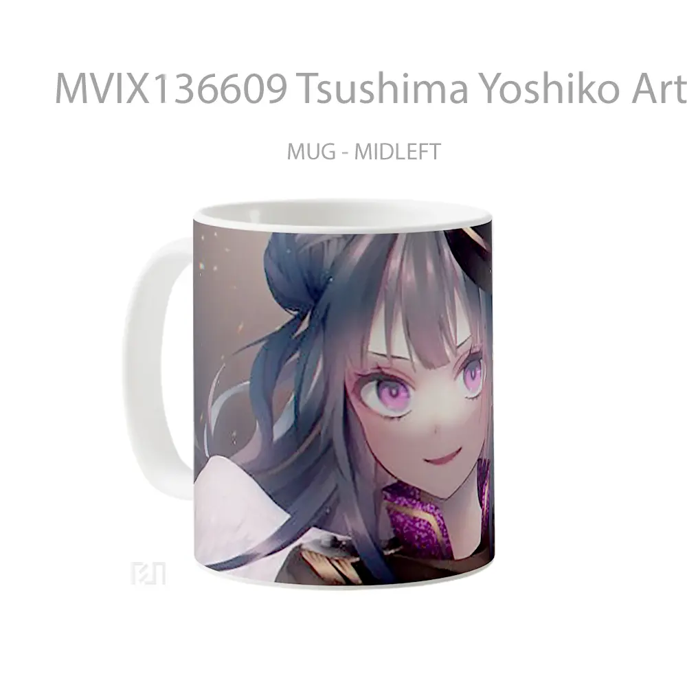 Mug Tsushima Yoshiko Artwork Manga Cangkir Anime - All-side / Desain