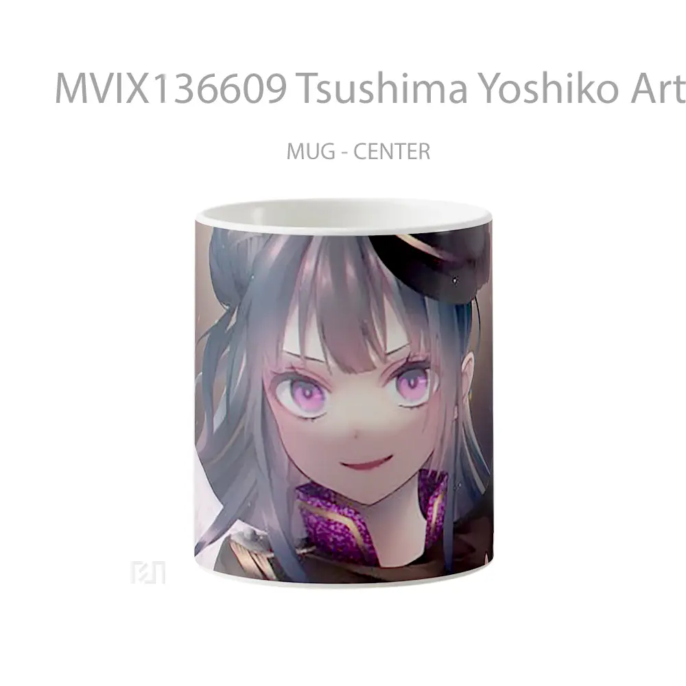 Mug Tsushima Yoshiko Artwork Manga Cangkir Anime