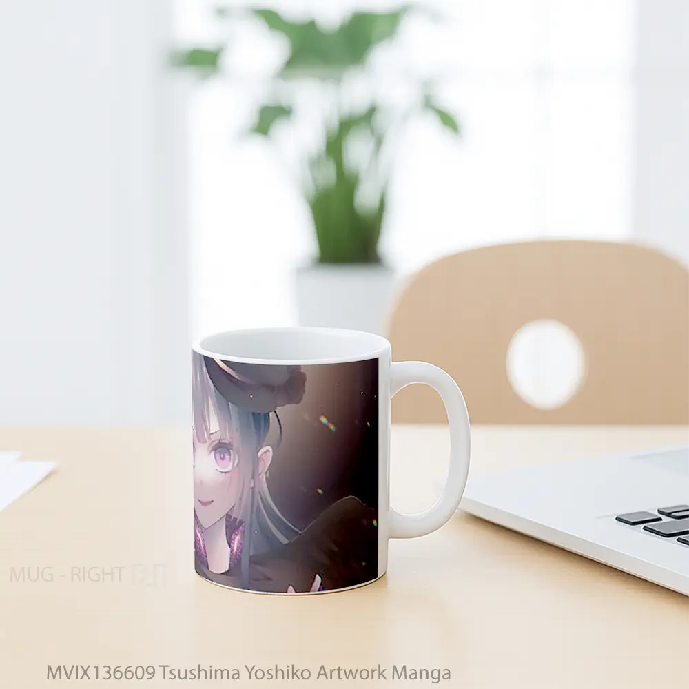 Mug Tsushima Yoshiko Artwork Manga Cangkir Anime - All-side / Desain