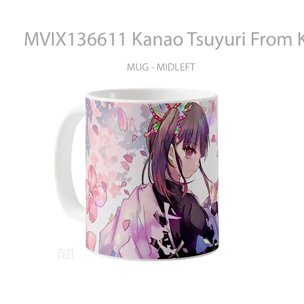 Mug Kanao Tsuyuri From Kimetsu No Yaiba V3 Cangkir Anime - All-side / Desain