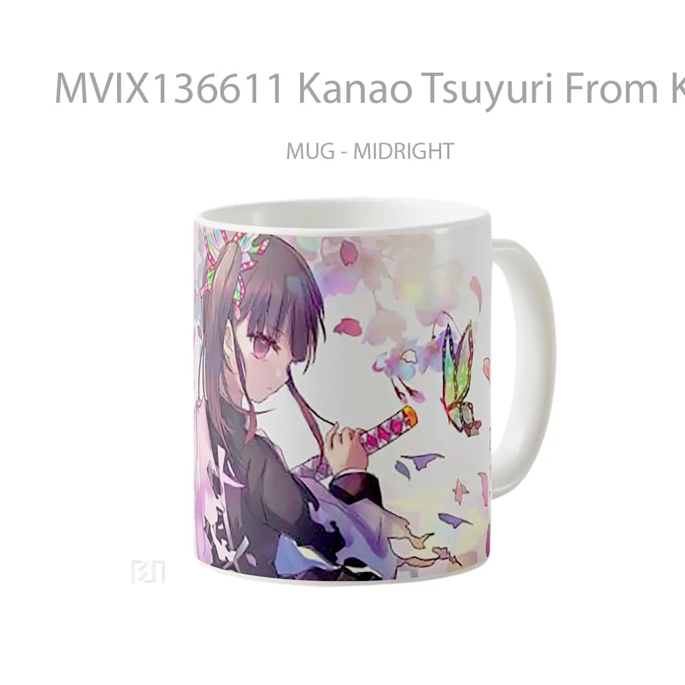 Mug Kanao Tsuyuri From Kimetsu No Yaiba V3 Cangkir Anime - All-side / Desain