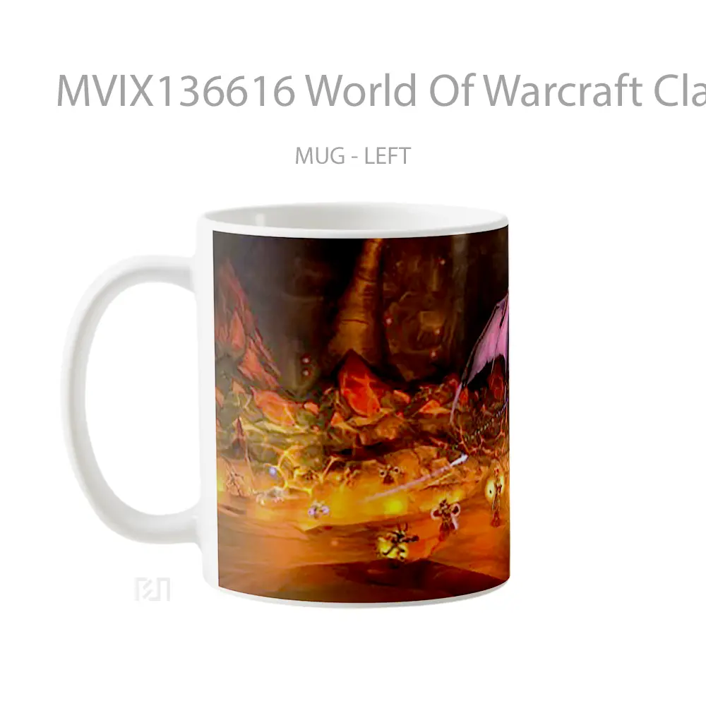 Mug World Of Warcraft Classic Gelas Keramik Unik - All-side / Desain