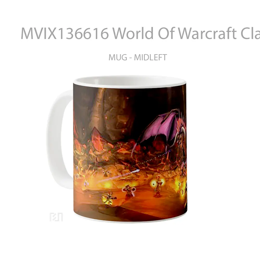 Mug World Of Warcraft Classic Gelas Keramik Unik - All-side / Desain