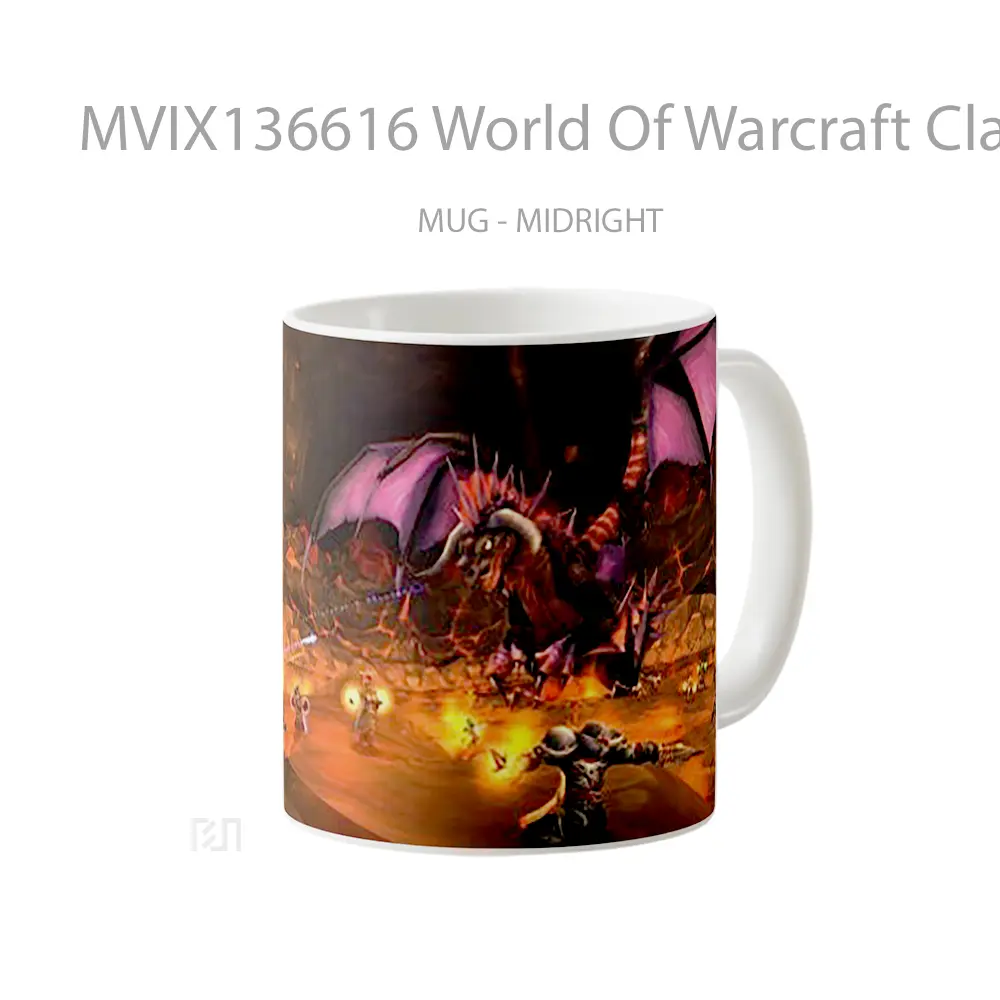 Mug World Of Warcraft Classic Gelas Keramik Unik - All-side / Desain