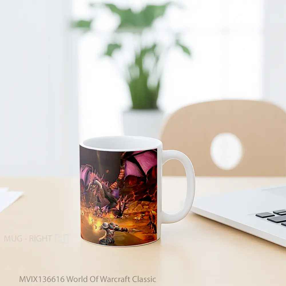 Mug World Of Warcraft Classic Gelas Keramik Unik - All-side / Desain