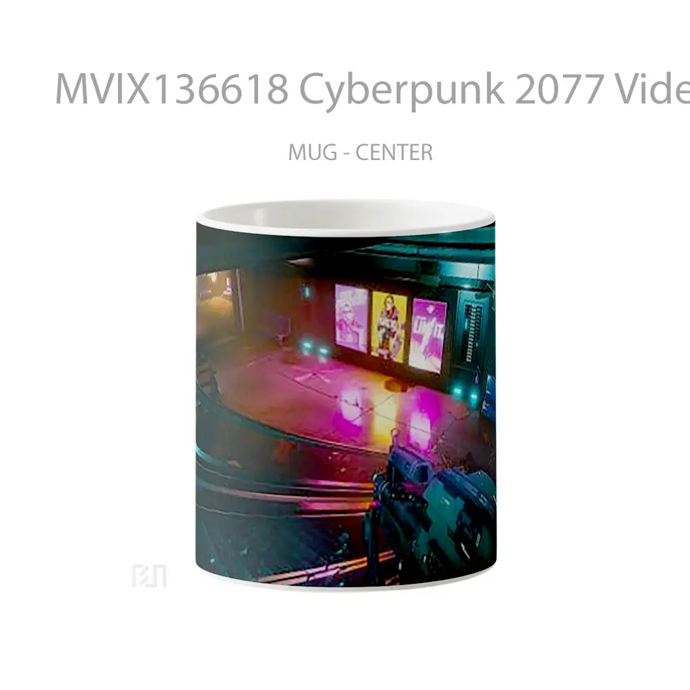 Mug Cyberpunk 2077 Videogame Cangkir Gamer