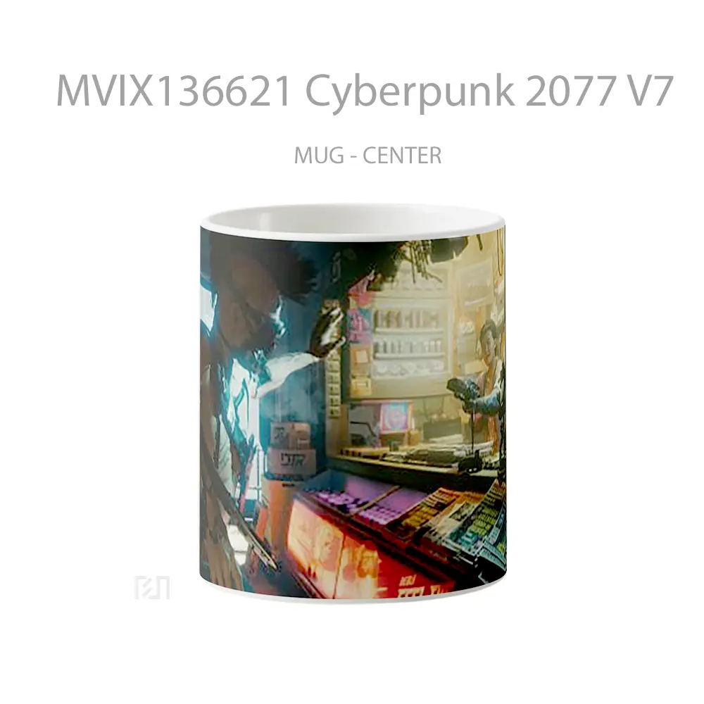 Mug Cyberpunk 2077 V7 Cangkir Gamer