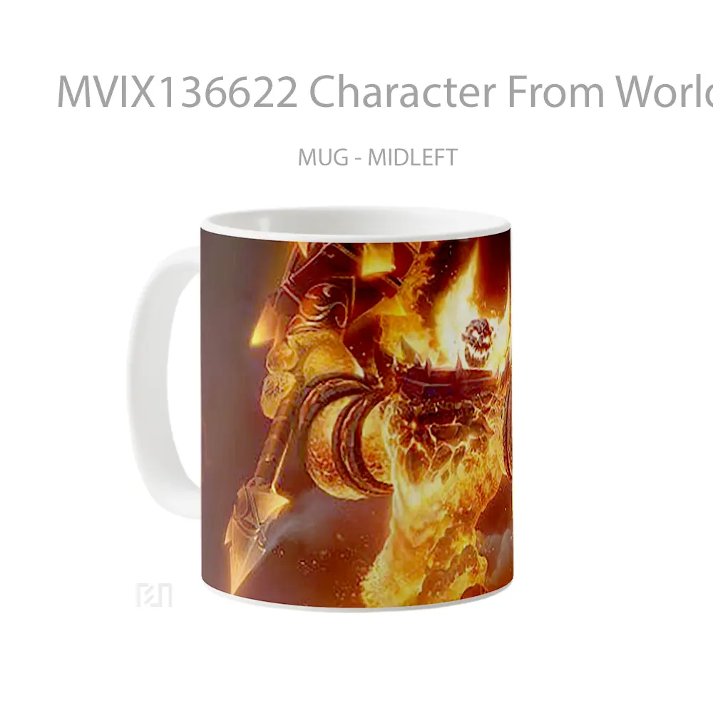 Mug Character From World Of Warcraft Gelas Keramik Unik - All-side / Desain