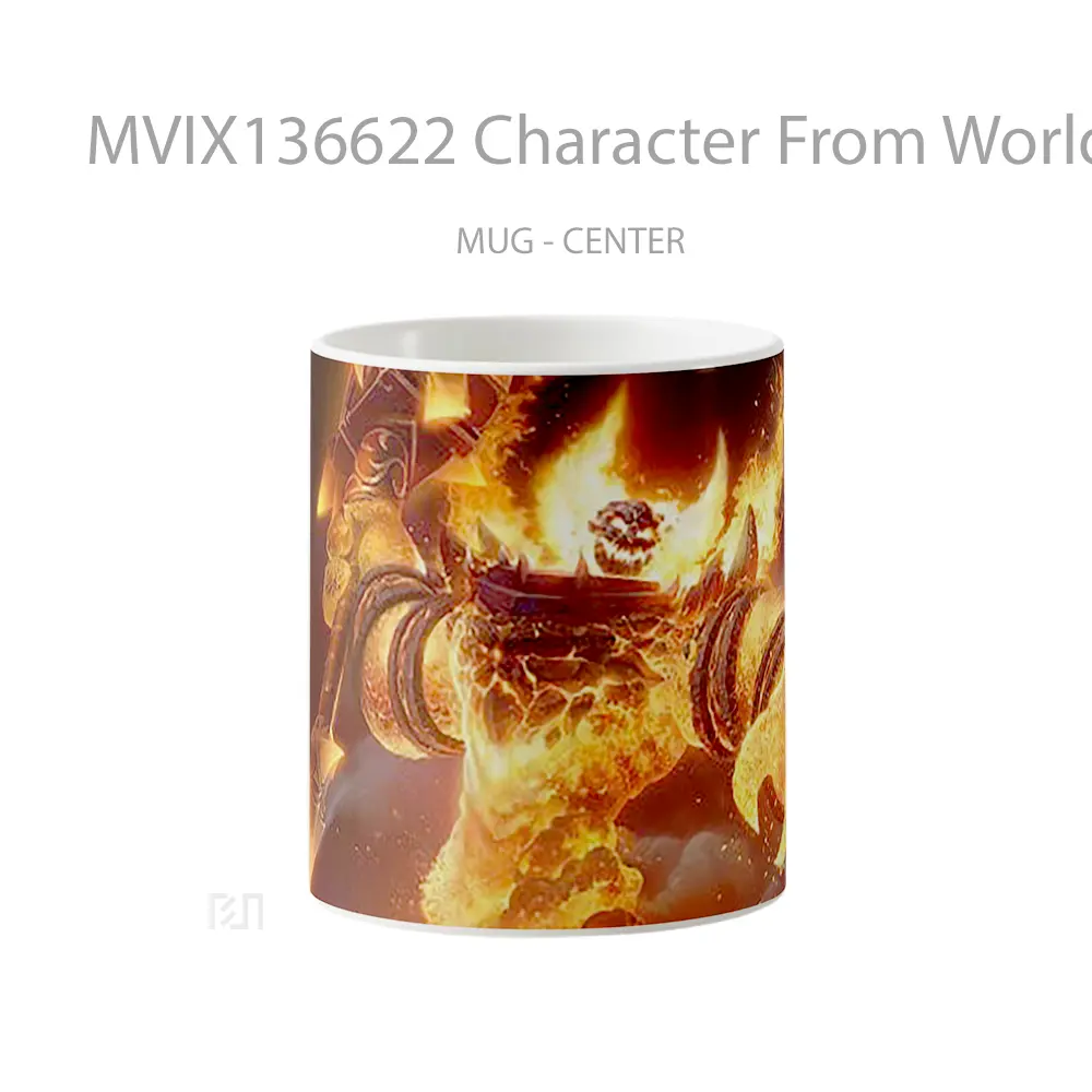 Mug Character From World Of Warcraft Gelas Keramik Unik