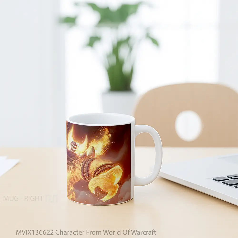 Mug Character From World Of Warcraft Gelas Keramik Unik - All-side / Desain