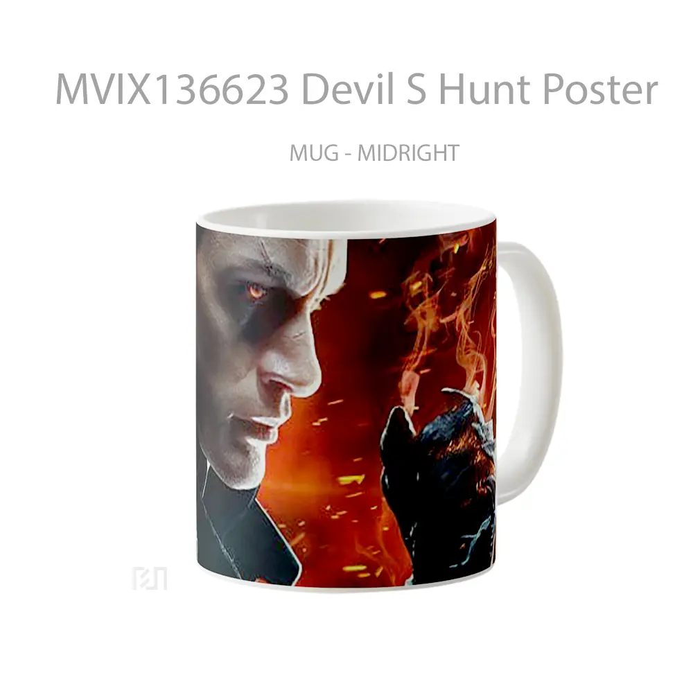 Mug Devil S Hunt Poster Gelas Keramik Unik - All-side / Desain