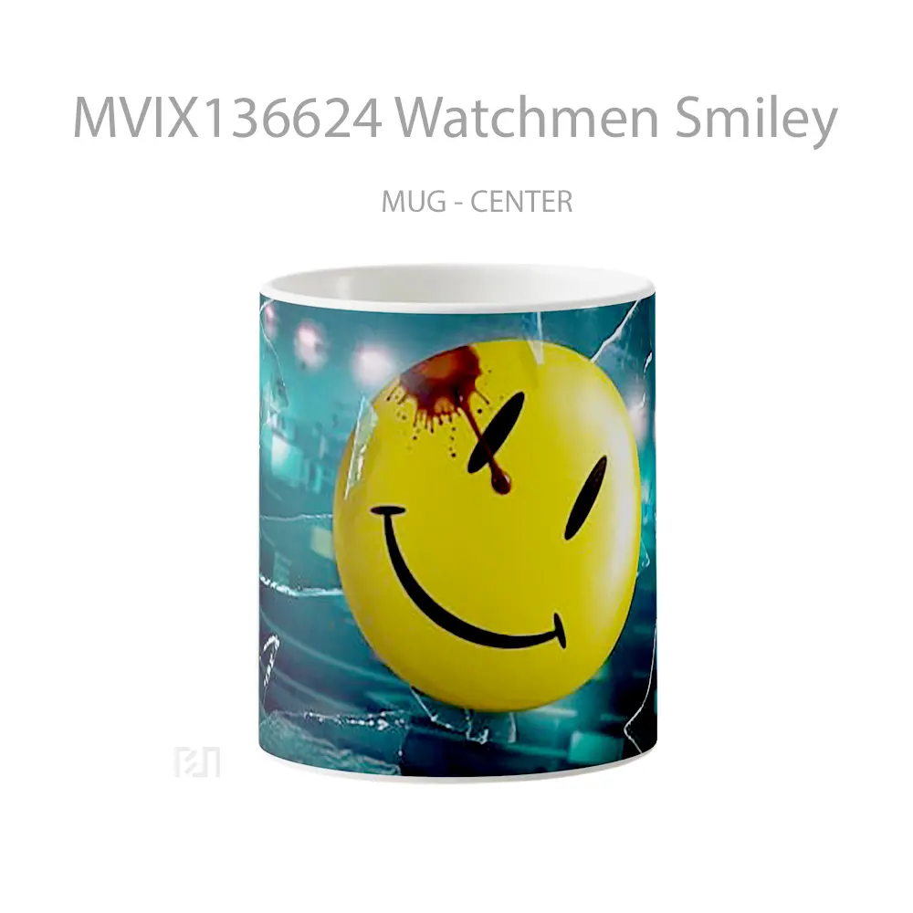 Mug Watchmen Smiley Gelas Keramik Unik