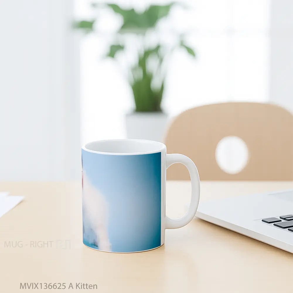 Mug A Kitten Gelas Hewan Lucu - All-side / Desain