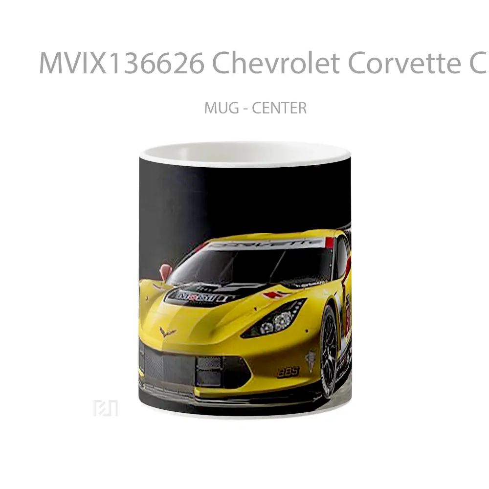 Mug Chevrolet Corvette C7 R Cangkir Mobil
