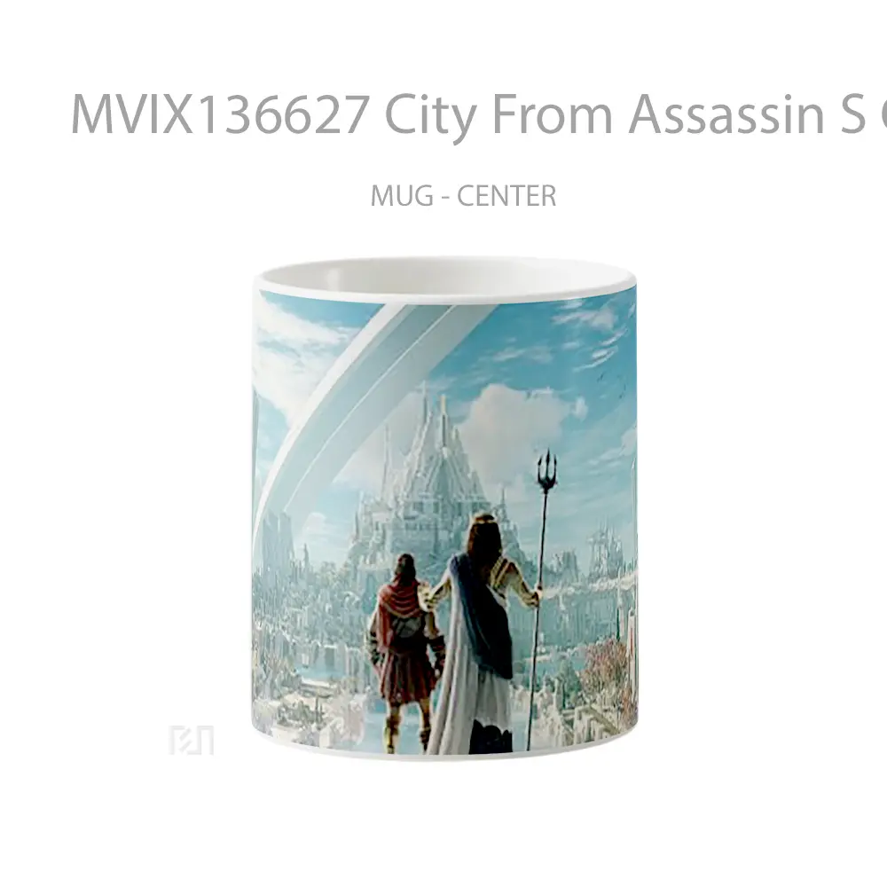 Mug City From Assassin S Creed Odyssey Judgment Of Atlantis Gelas Keramik Unik