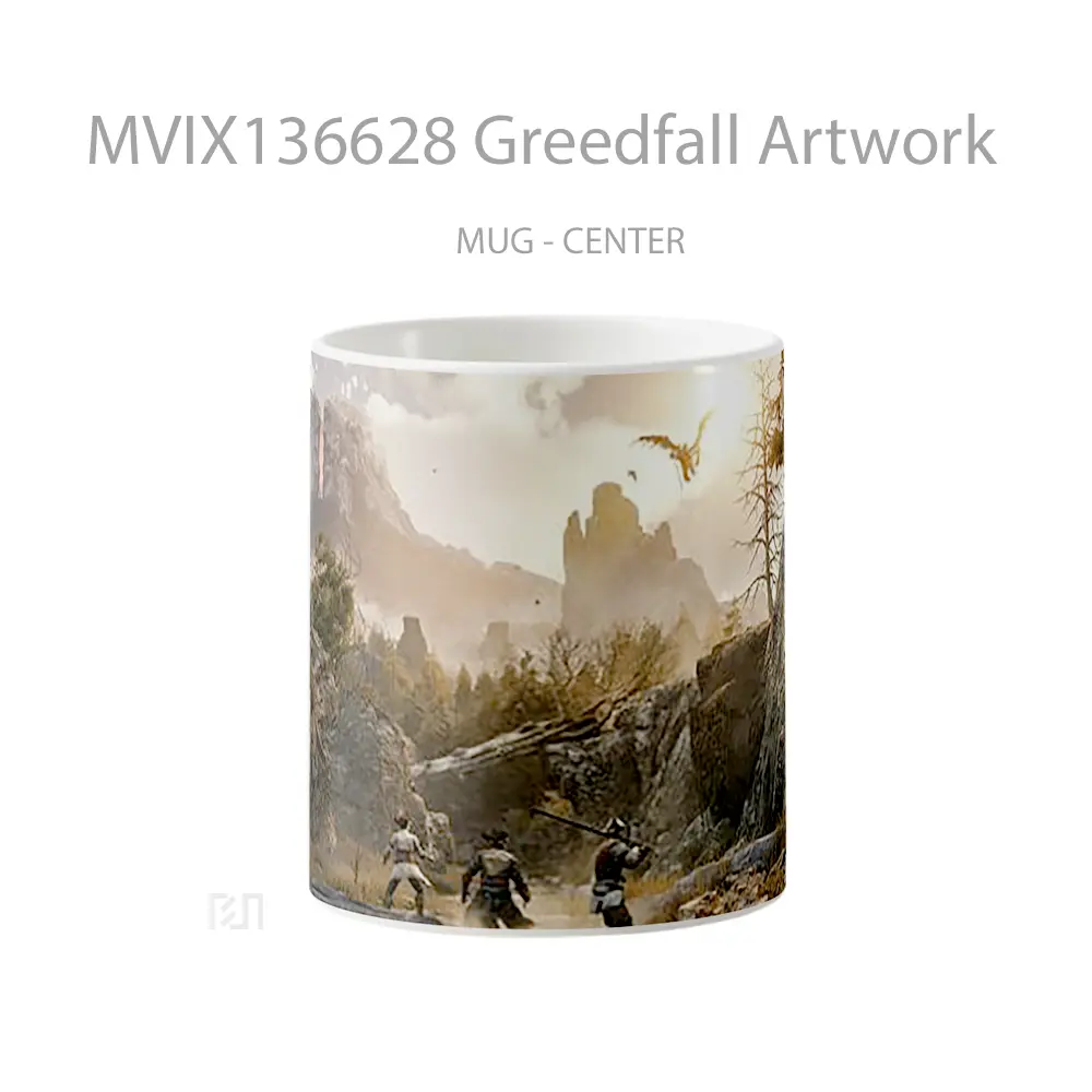 Mug Greedfall Artwork Gelas Seni Modern