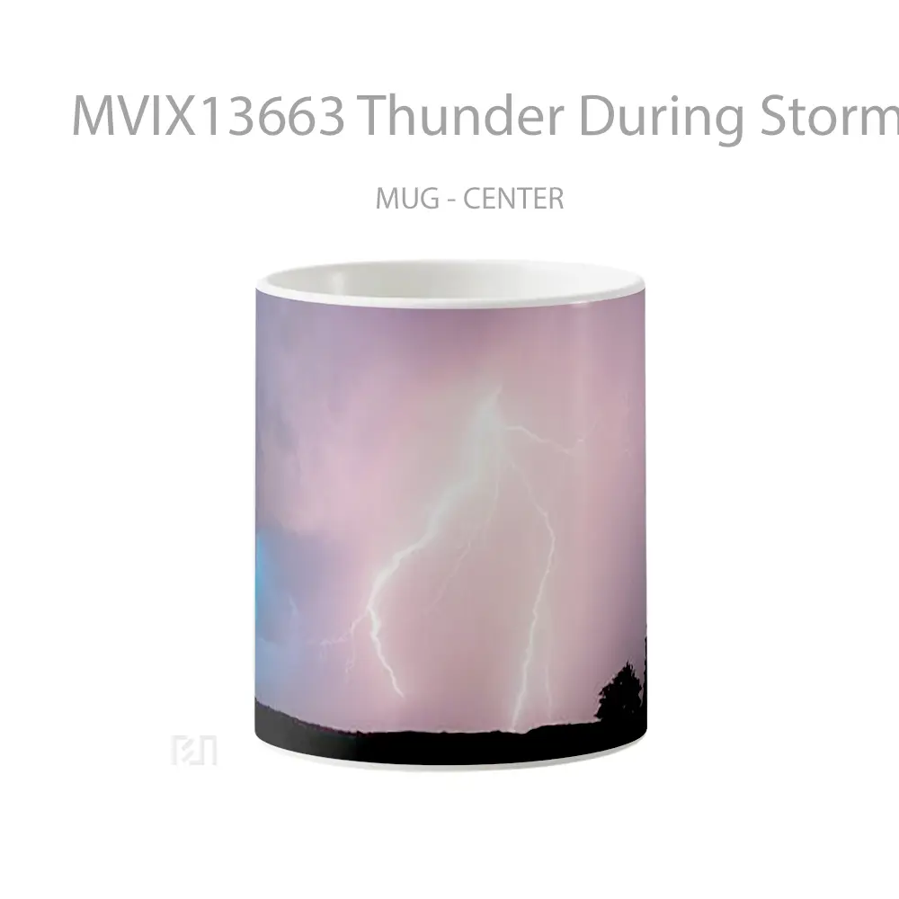 Mug Thunder During Storm Gelas Superhero