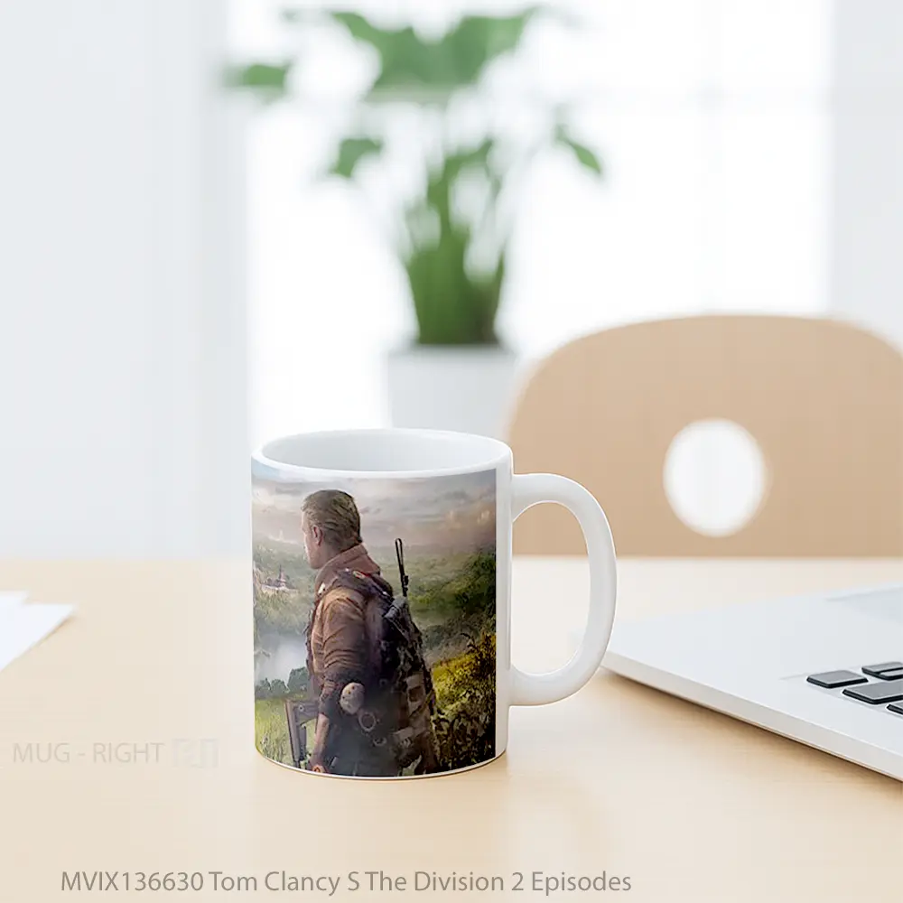 Mug Tom Clancy S The Division 2 Episodes Gelas Keramik Unik - All-side / Desain