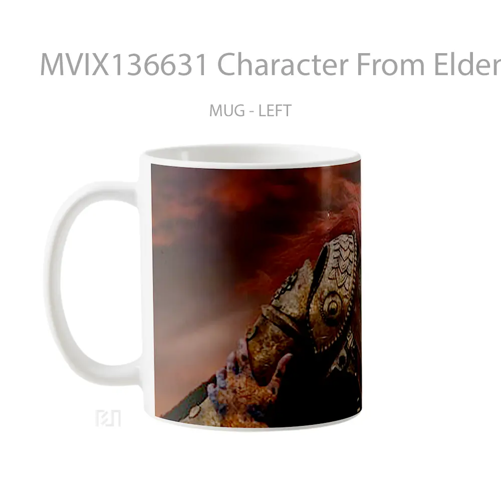 Mug Character From Elden Ring Gelas Keramik Unik - All-side / Desain