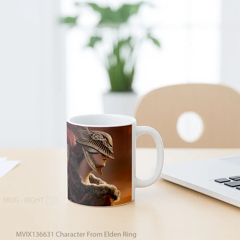 Mug Character From Elden Ring Gelas Keramik Unik - All-side / Desain