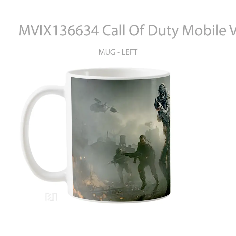 Mug Call Of Duty Mobile V1 Cangkir Gamer - All-side / Desain