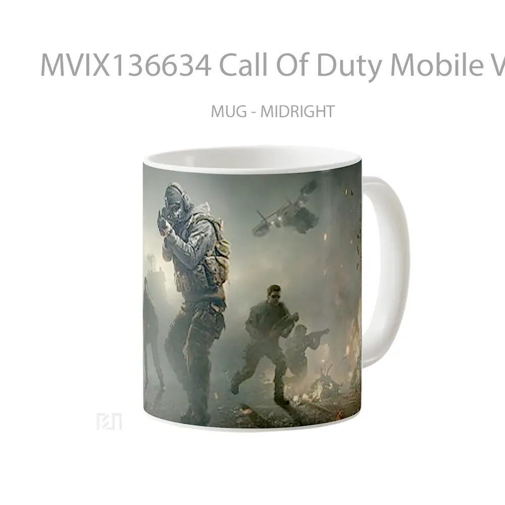 Mug Call Of Duty Mobile V1 Cangkir Gamer - All-side / Desain