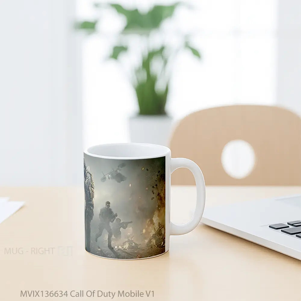 Mug Call Of Duty Mobile V1 Cangkir Gamer - All-side / Desain