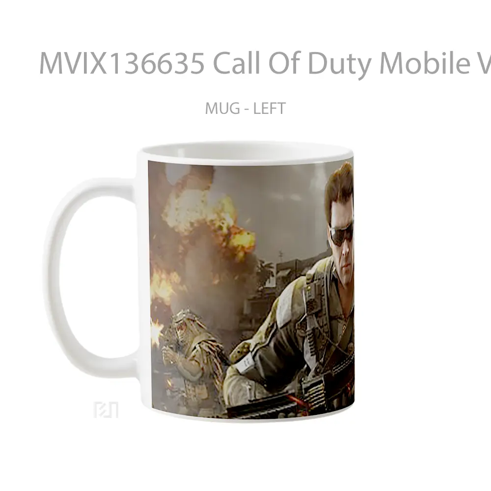 Mug Call Of Duty Mobile V2 Cangkir Gamer - All-side / Desain