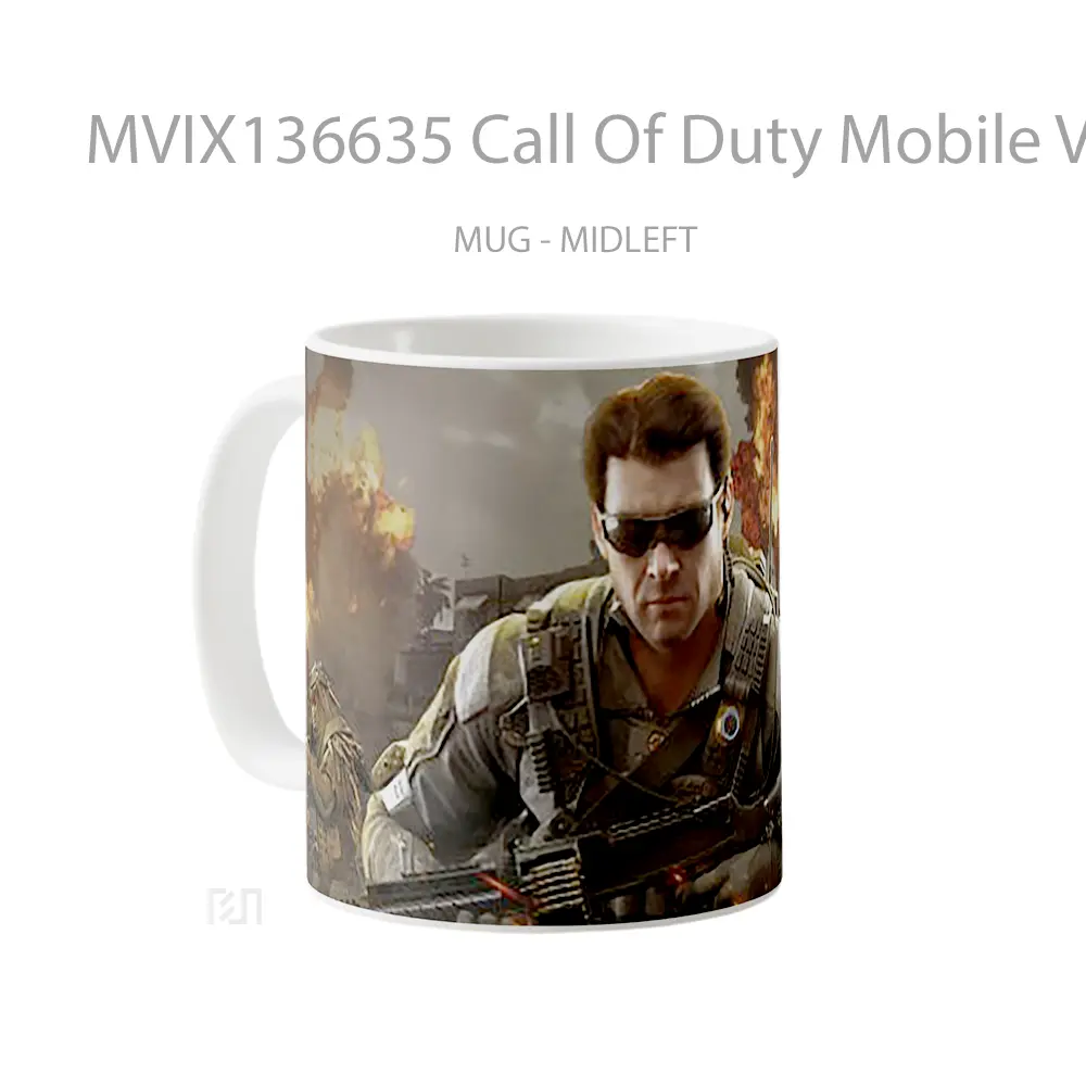 Mug Call Of Duty Mobile V2 Cangkir Gamer - All-side / Desain