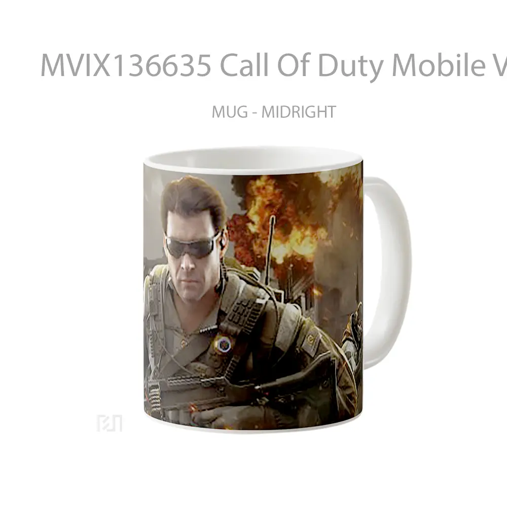 Mug Call Of Duty Mobile V2 Cangkir Gamer - All-side / Desain