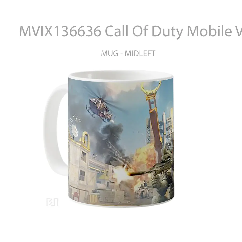 Mug Call Of Duty Mobile V3 Cangkir Gamer - All-side / Desain