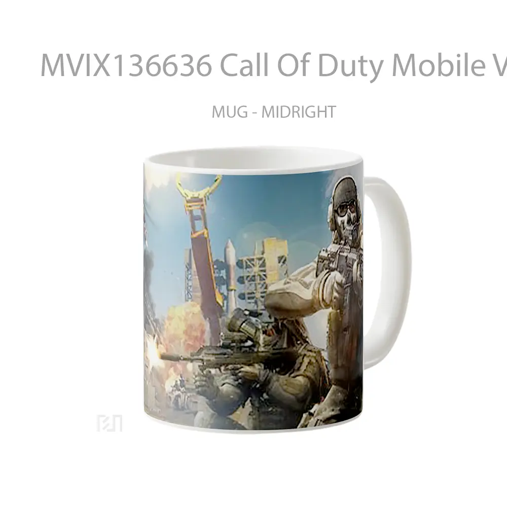 Mug Call Of Duty Mobile V3 Cangkir Gamer - All-side / Desain