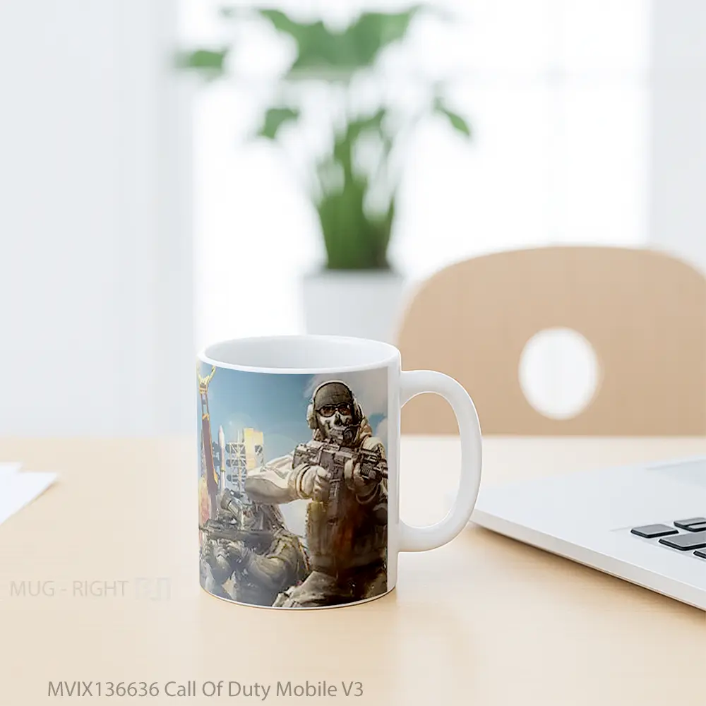 Mug Call Of Duty Mobile V3 Cangkir Gamer - All-side / Desain